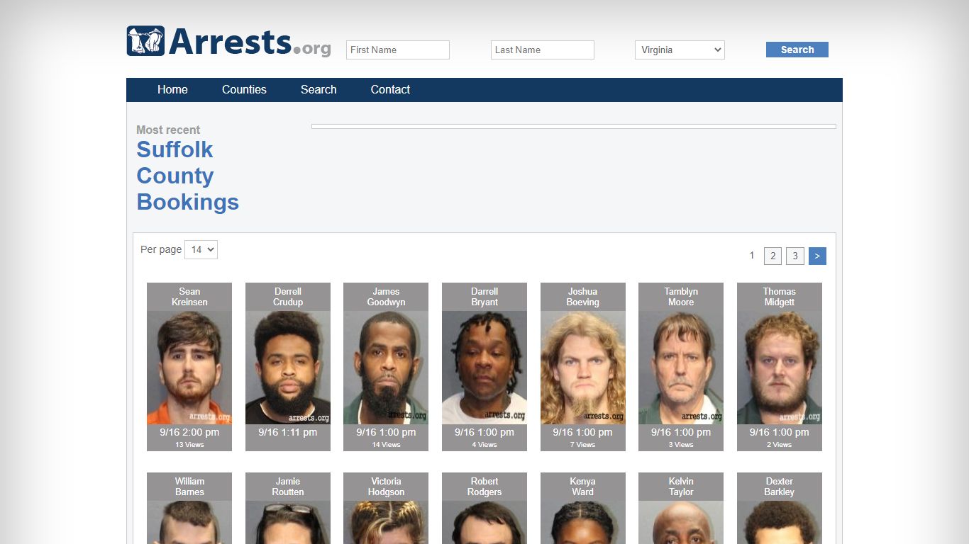 Suffolk County Arrests and Inmate Search